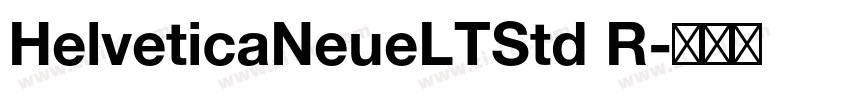 HelveticaNeueLTStd R字体转换